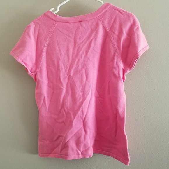 Pink V-Neck Tee - Picture 2 of 3